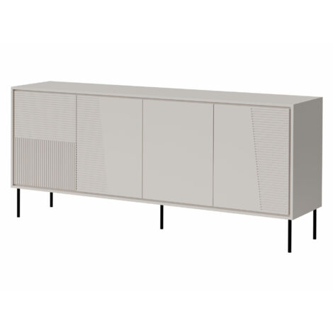 Buffet Charlotte 208, Cachemire, 87x200cm, Le nombre de portes: 045cm, Stratifié, MDF (1/4)