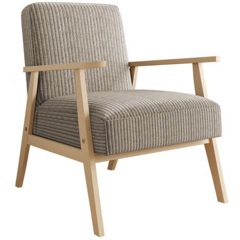 Fauteuil Clovis 100, Poso 02, 76x59x67cm, Tapisserie, Pieds: Bois, 0 (1/4)