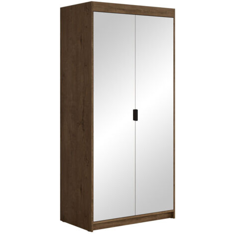 Armoire Novduni 114, Chêne de Lefkas, 191x90x53cm, Portes d'armoire: Avec des charnières, Nombre d'étagères: 0 (1/4)