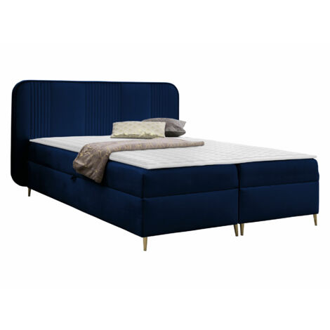 Lit boxspring Sonus, Magic Velvet 2216, Double, Continental, 140x200, Tissu, Disponible, 170x205x135cm (1/5)