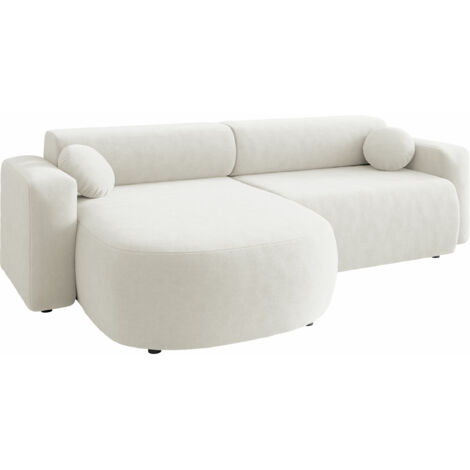 Canapé d'angle Comfivo 413, Velo 621, Fonction de couchage, Boîte de literie, 252x150x70cm, 0 (1/5)