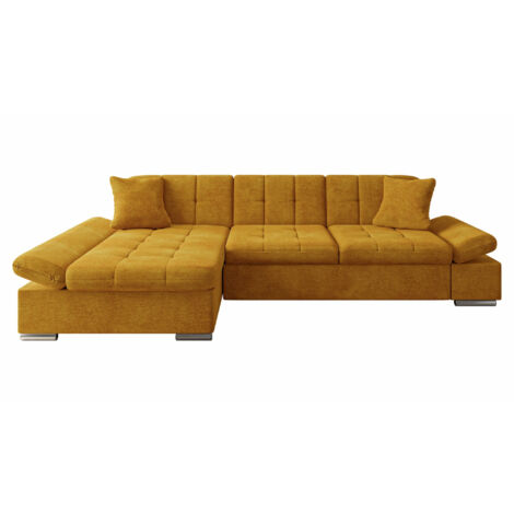 Canapé d'angle Comfivo 152, Wave 05, Fonction de couchage, Boîte de literie, 278x161x76cm, 0 (1/5)