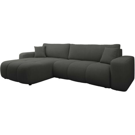 Canapé d'angle Comfivo 425, Velo 636, Fonction de couchage, Boîte de literie, 274x145x82cm, 0 (1/5)