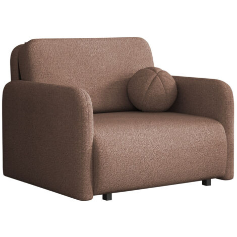 Fauteuil Columbus 240, Coral 45, 85x100x103cm, Tapisserie, Pieds: Bois, 0, Mobilier déjà assemblé (1/5)