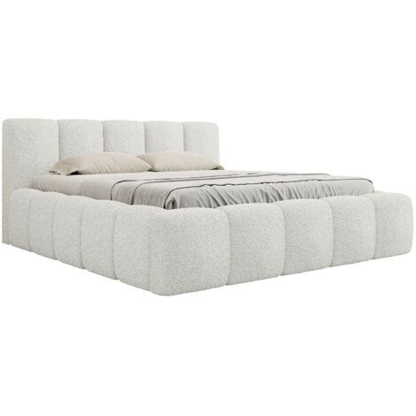 Lit TrendyNest 113, Abriamo 04, Double, 180x200, Tapisserie, Sommier à lattes, 200x222x71cm (1/5)