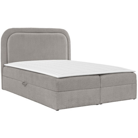 Lit boxspring Color, Coral 75, Double, Continental, 200x200, Tissu, Disponible, 204x208x122cm (1/5)