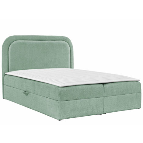 Lit boxspring Color, Coral 55, Continental, Double, 200x200, Tissu, Disponible, 204x208x122cm (1/5)