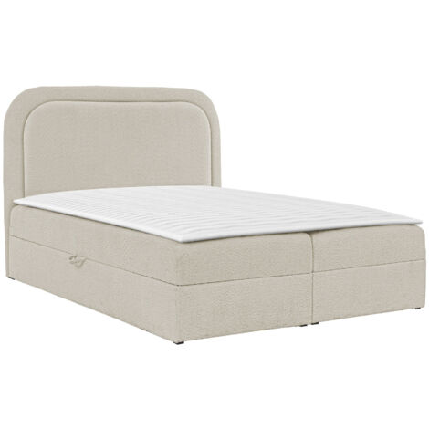 Lit boxspring Color, Coral 65, Continental, Double, 160x200, Tissu, Disponible, 164x208x122cm (1/5)