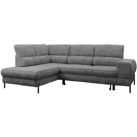 Canapé d'angle Sanford 105, Velo 635, Fonction de couchage, Boîte de literie, 253x174x90cm, 0 (1/5)