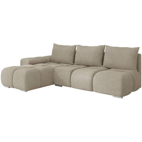 Canapé d'angle Camden 106, Velo 623, Fonction de couchage, Boîte de literie, 270x183x85cm, 0 (1/5)