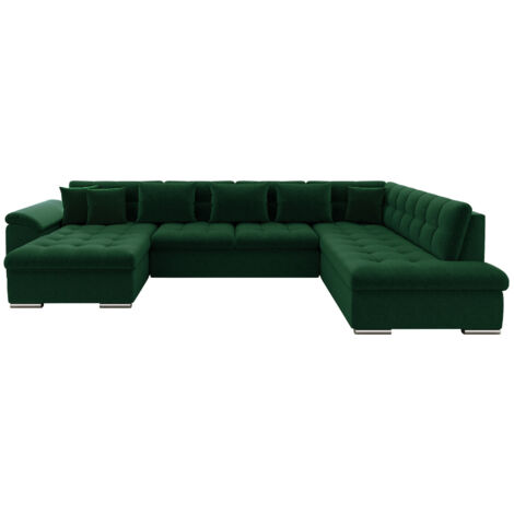 Canapé d'angle Comfivo 128, Gauche, Fonction de couchage, 348x205x76cm, 0 (1/5)
