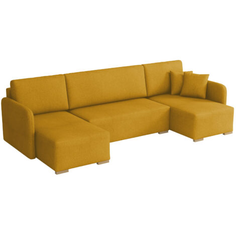 Canapé d'angle Columbus 246, Velo 626, Fonction de couchage, Boîte de literie, 292x140x85cm, 0 (1/5)