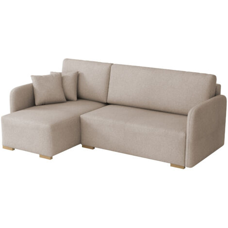 Canapé d'angle Columbus 245, Velo 623, Fonction de couchage, Boîte de literie, 220x140x85cm, 0 (1/5)