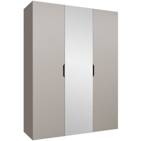 Armoire Hartford 512, Cachemire, 202x150x50cm, Portes d'armoire: Avec des charnières, Nombre d'étagères: 0 (1/4)