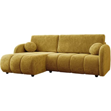 Canapé d'angle Columbus 247, Sereno 689, Fonction de couchage, Boîte de literie, 233x160x88cm, 0 (1/5)