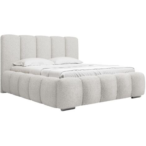 Lit TrendyNest Alceus I, Abriamo 04, Double, 140x200, Tissu, Disponible, 160x222x112cm (1/5)