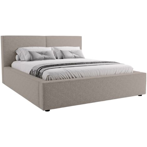 Lit TrendyNest 117, Coral 50, Double, 180x200, Tapisserie, Sommier à lattes, 200x223x98cm (1/5)