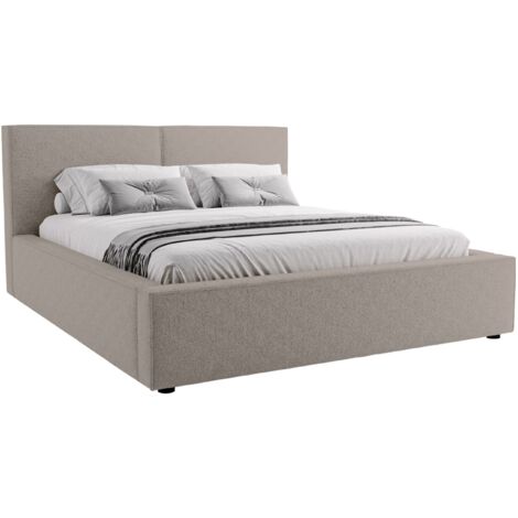 Lit TrendyNest 117, Coral 50, Double, 140x200, Tapisserie, Sommier à lattes, 160x223x98cm (1/5)