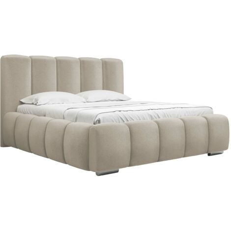Lit TrendyNest 106, Paros 02, Double, 140x200, Tapisserie, Sommier à lattes, 160x222x112cm (1/5)