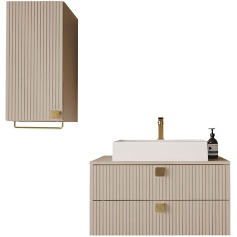 Ensemble de salle de bain Orlvera 104, Brun clair (1/5)