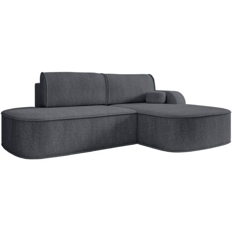 Canapé d'angle Comfivo 464, Coral 80, Fonction de couchage, Boîte de literie, 256x177x90cm, 0 (1/5)