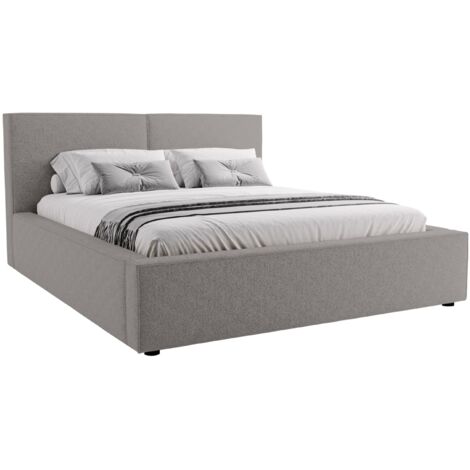 Lit TrendyNest 117, Coral 75, Double, 140x200, Tapisserie, Sommier à lattes, 160x223x98cm (1/5)