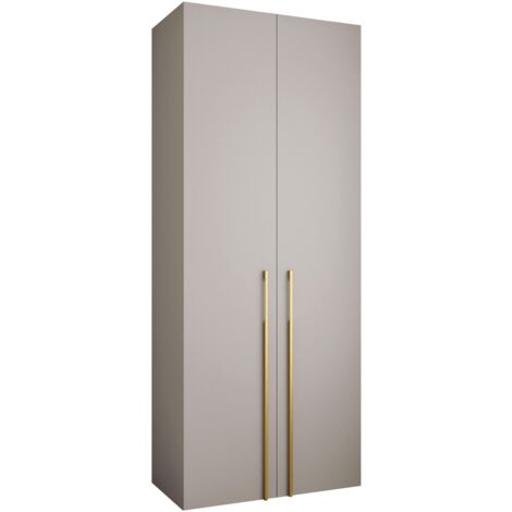 Armoire Hartford 569, Cachemire, 246x100x52cm, Portes d'armoire: Avec des charnières, Nombre d'étagères: 6 (1/5)