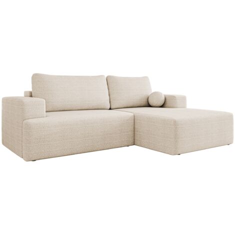 Canapé d'angle Comfivo 456, Taro 01, Fonction de couchage, Boîte de literie, 266x163x93cm, 0 (1/5)