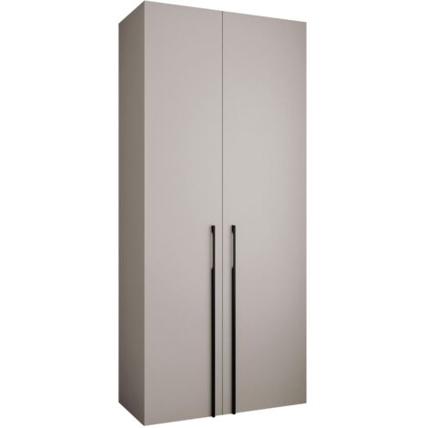 Armoire Hartford 569, Cachemire, 246x110x42cm, Portes d'armoire: Avec des charnières, Nombre d'étagères: 8 (1/5)