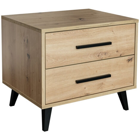 Table de chevet Honolulu 167 , Nombre de tiroirs: 2, Le nombre de portes: 0, 0x53x41cm, Stratifié (1/5)