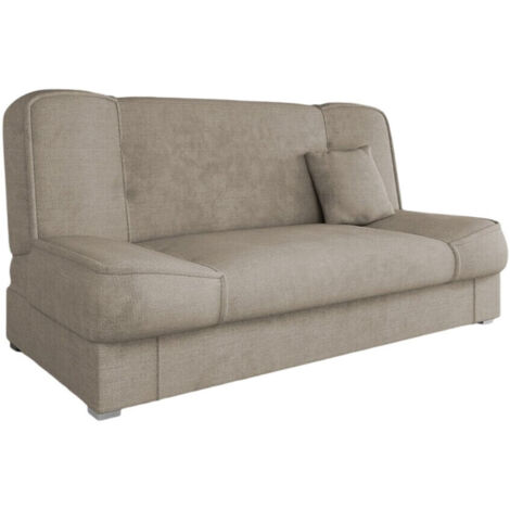 Mirjan24 – Canapé convertible Columbus 117 – Mécanisme Click-Clack – Boîte de literie – Dimensions 80x175 cm – Tissu Orinoco 22 (1/5)