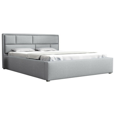 Lit Pomona 105, Victoria 14 866, Double, 140x200, Tapisserie, Sommier à lattes, 160x223x93cm (1/5)