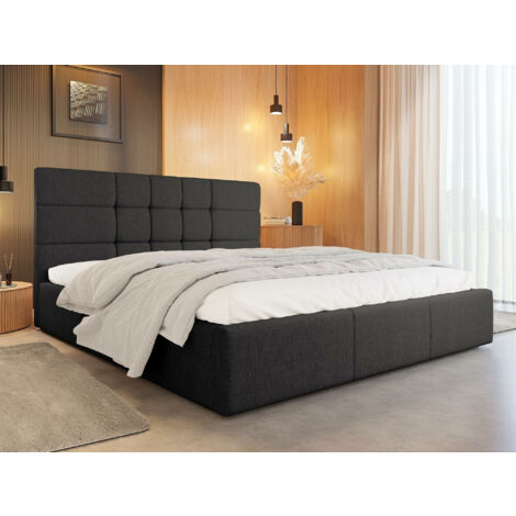 Lit ComfiDream 125, Inari 96, Double, 140x200, Tapisserie, Sommier à lattes, 151x212x105cm