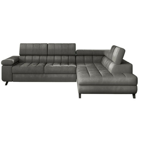 Canapé d'angle Comfivo 207, Magic Velvet 2217, Fonction de couchage, Boîte de literie, 264x203x73cm, 0 (1/5)