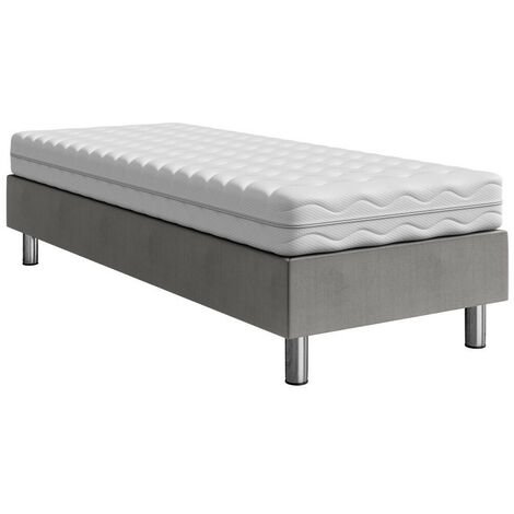 Lit boxspring Logan 101, Manila 16, Unique, Continental, 120x200, Tissu, Disponible, 120x200x47cm (1/5)