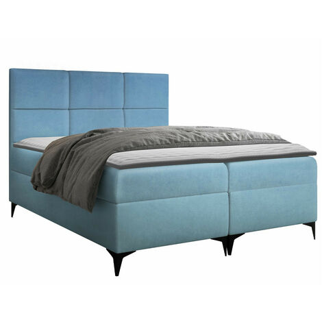 Lit boxspring Mare, Magic Velvet 2260, Double, Continental, 160x200, Tissu, Disponible, 164x208x115cm (1/5)