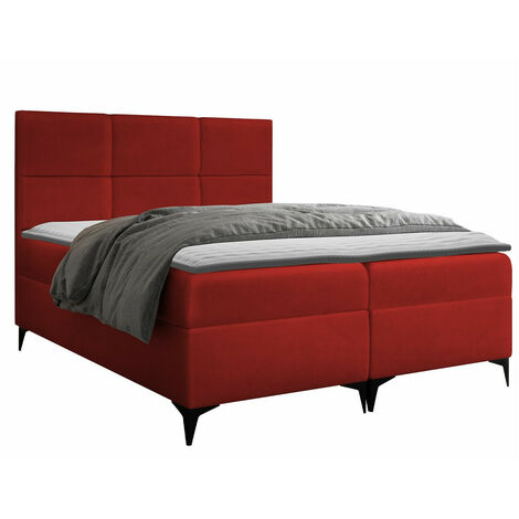 Lit boxspring Mare, Manila 28, Unique, Continental, 120x200, Tissu, Disponible, 124x208x115cm (1/5)