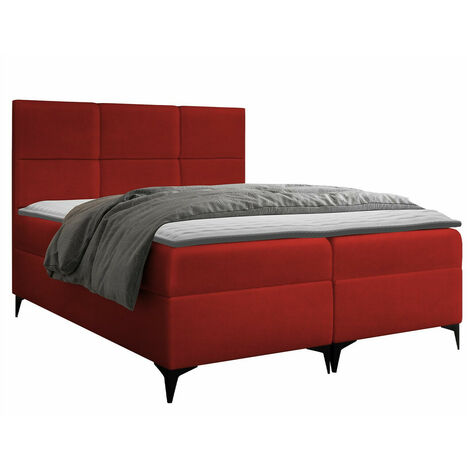 Lit boxspring Mare, Manila 28, Continental, Double, 180x200, Tissu, Disponible, 184x208x115cm (1/5)