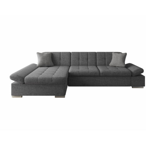 Mobilier1 – Canapé d'angle gauche Comfivo 219 – Dimensions 278x161x76cm – Tapisserie avec ressorts Zig Zag – Confort optimal pour salon