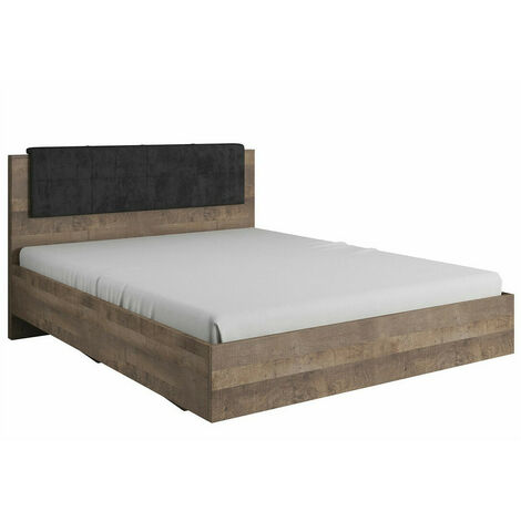 Lit Kingston D121 , Double, 160x200, Stratifié, 164x208x103cm