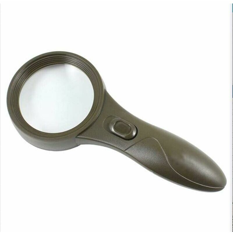 Magnifying Glass with Light, 5.5 Inch Large Magnifier 3X 10X