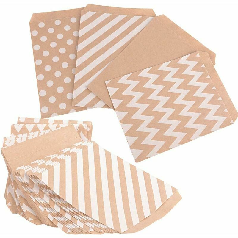 100pcs/pack 13*13cm Pet Material Blue Striped Packaging Bags With Little  Girl Pattern