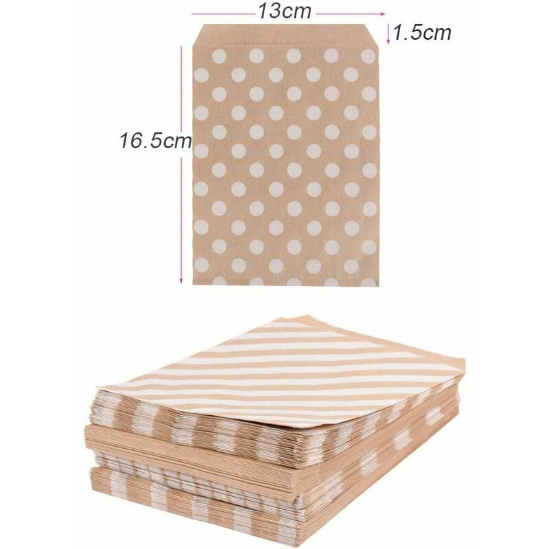 100pcs/pack 13*13cm Pet Material Blue Striped Packaging Bags With Little  Girl Pattern