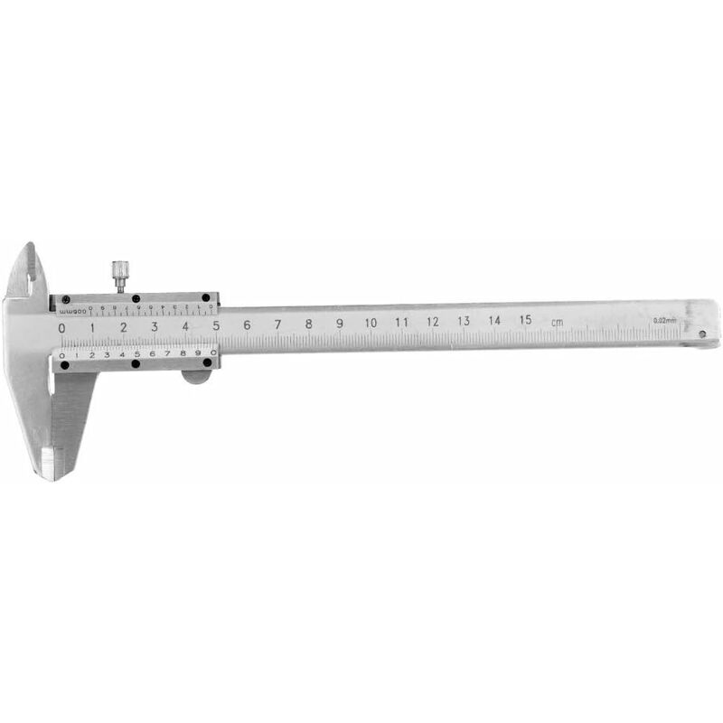 Vernier Calipers 150mm, Metric Slide Calliper Ruler, Mechanical Calliper  with 0.02mm Accuracy for Measuring Outer and Inner Diameter