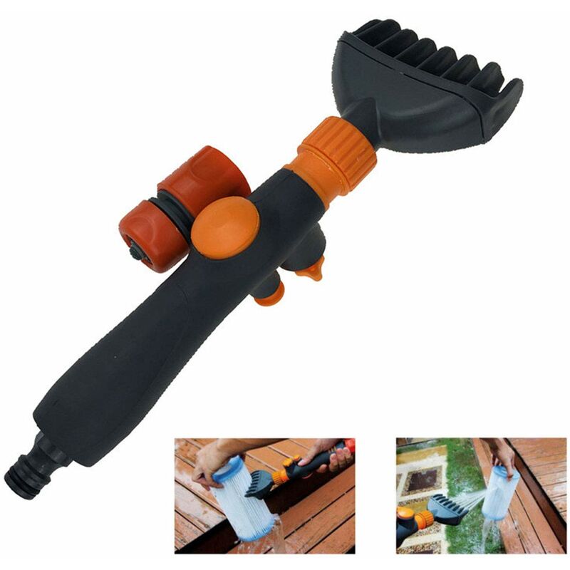 Pool Debris Dirt Removal Wand Filter Cartridge Cleaner Bathtub Hand Held  Comb Shape Spa Water Hot Tub Cleaning Brush
