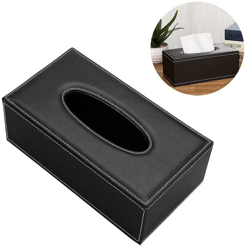 Pu Leather Refillable Tissue Box Facial Tissue Holder Hotel Room Tissue Box  - Buy Pu Leather Tissue Box,Facial Tissue Holder,Hotel Room Tissue Box