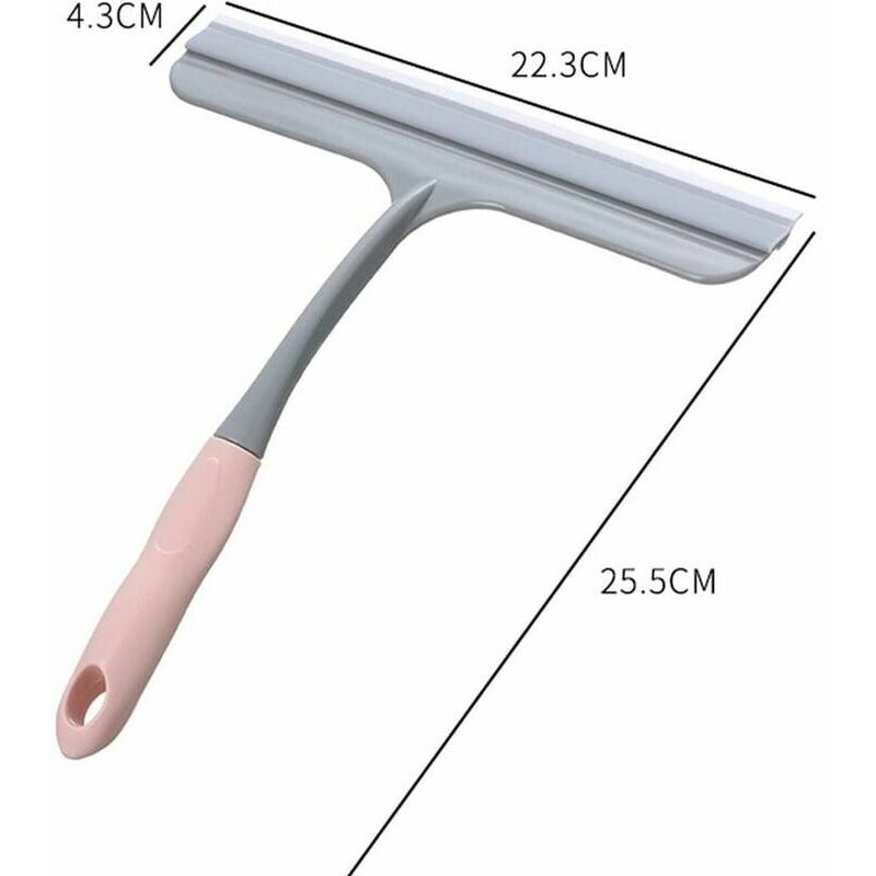 1pc Shower Squeegee, Stainless Steel Bathroom Squeegee, with Hook, for  Effective Cleaning, Bathroom Window Squeegee (Gold)
