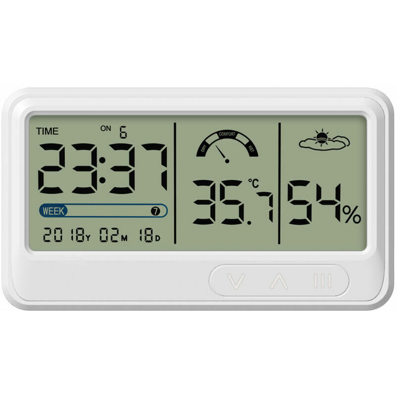 Brannan Digital Room Thermometer Indoor Humidity Meter Hygrometer Accurate Room Temperature Greenhouse Thermometer Max Min Recording Backlight LCD