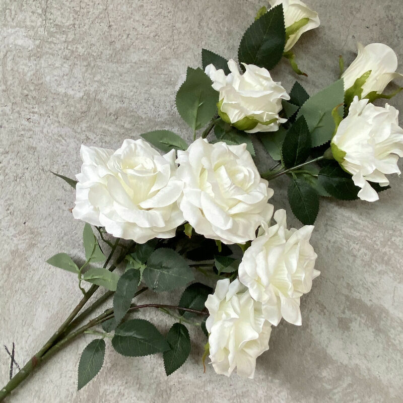 LITZEE Artificial Roses Silk Flowers Fake Floral Bouquets for Wedding  Decoration Home Birthday Party Decoration Garden
