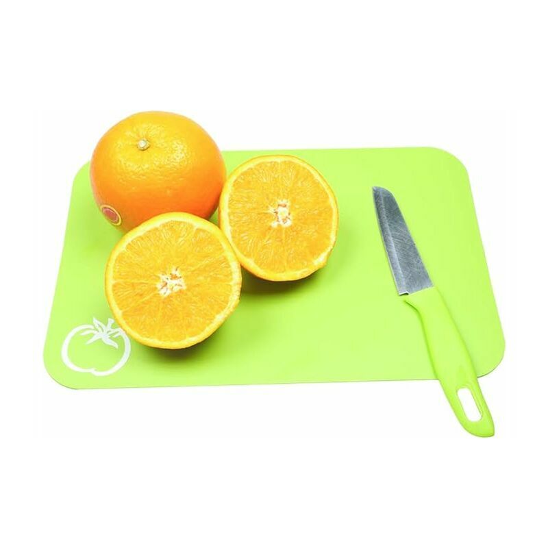 Flexible Cutting Board Mats, Plastic Cutting Board With Food Icons, Set of  5 Piece, Dishwasher Safe, Non-slip Design With Hanging Hole 